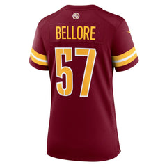 Nick Bellore  Women's Team Game Jersey - Washington Commanders