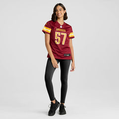 Nick Bellore  Women's Team Game Jersey - Washington Commanders