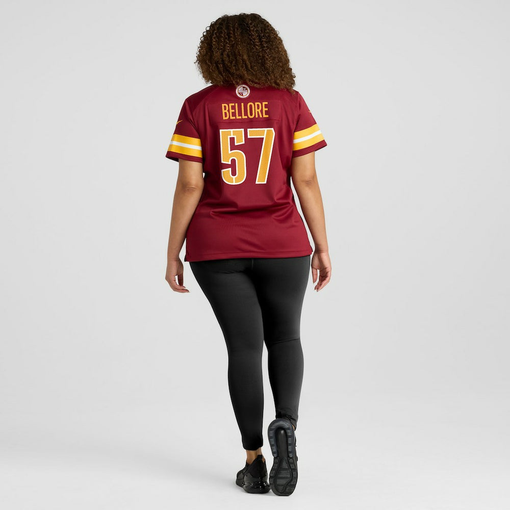 Nick Bellore  Women's Team Game Jersey - Washington Commanders