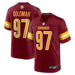 Eddie Goldman  Team Game Jersey - Washington Commanders