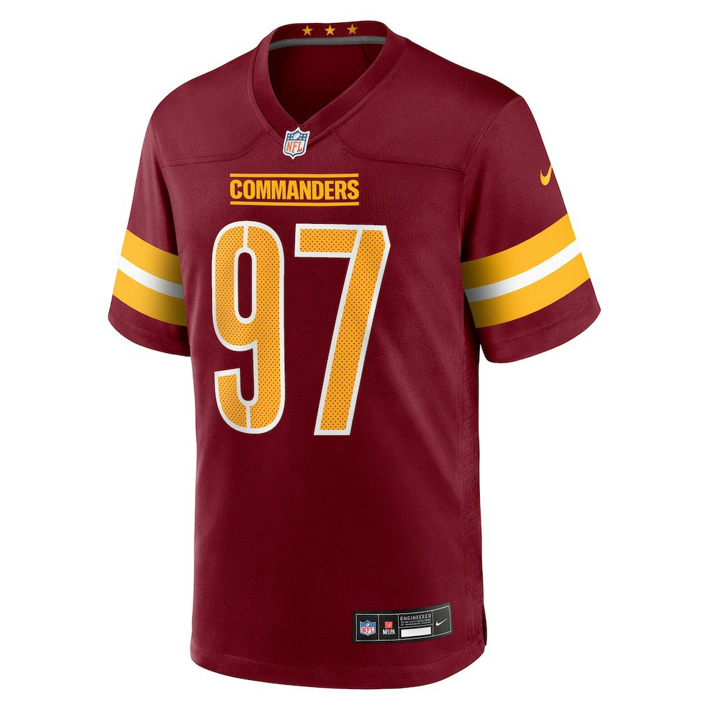 Eddie Goldman  Team Game Jersey - Washington Commanders