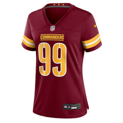 Javon Kinlaw  Women's Team Game Jersey - Washington Commanders