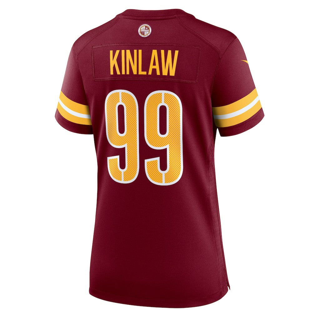 Javon Kinlaw  Women's Team Game Jersey - Washington Commanders