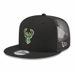 NBA Milwaukee Bucks Core Logo Meshback 9FIFTY Snapback Hat