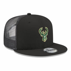 NBA Milwaukee Bucks Core Logo Meshback 9FIFTY Snapback Hat