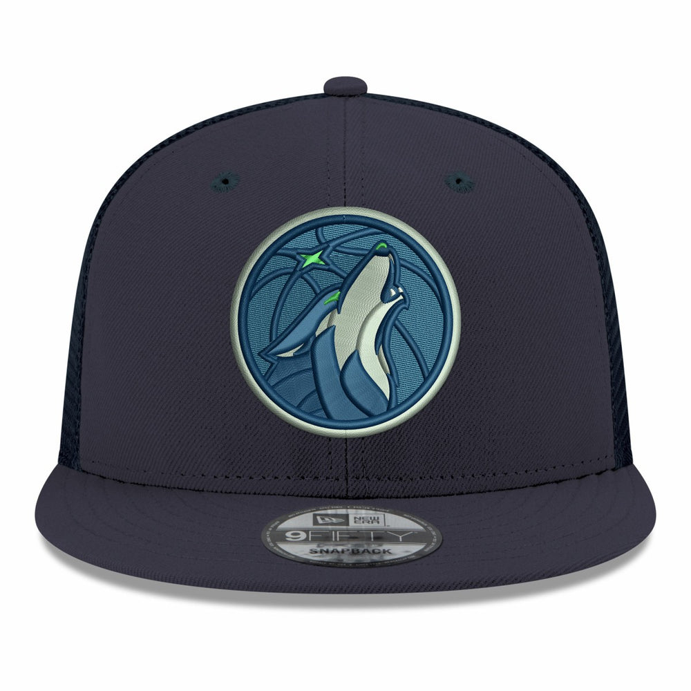 NBA Minnesota Timberwolves Core Logo Meshback 9FIFTY Snapback Hat