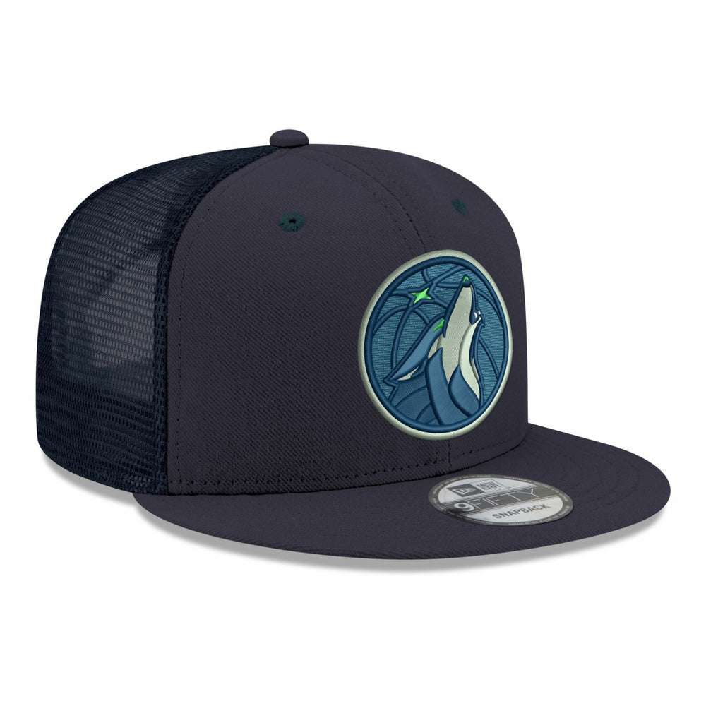 NBA Minnesota Timberwolves Core Logo Meshback 9FIFTY Snapback Hat