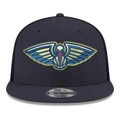 NBA New Orleans Pelicans Core Logo Meshback 9FIFTY Snapback Hat