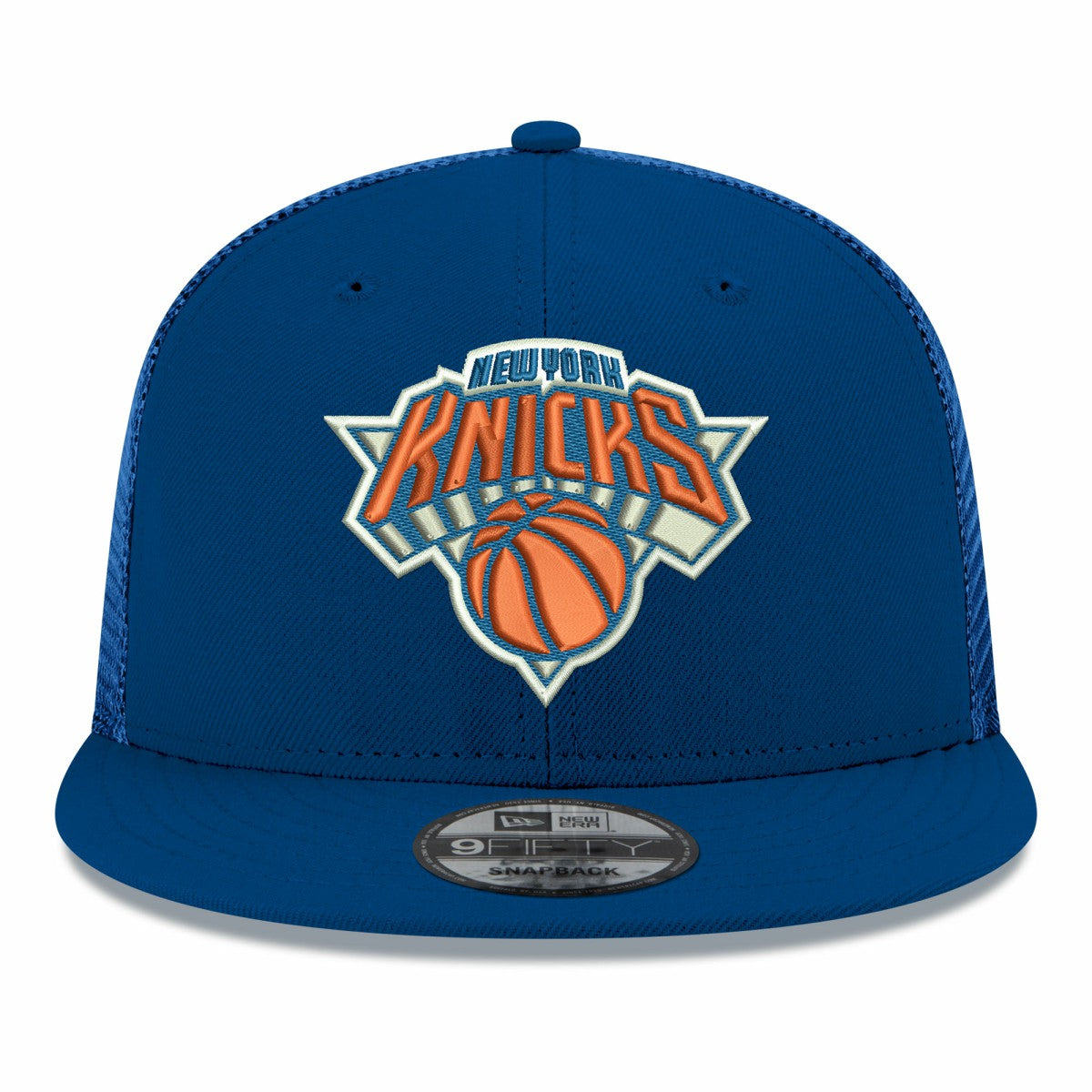 NBA New York Knicks Core Logo Meshback 9FIFTY Snapback Hat