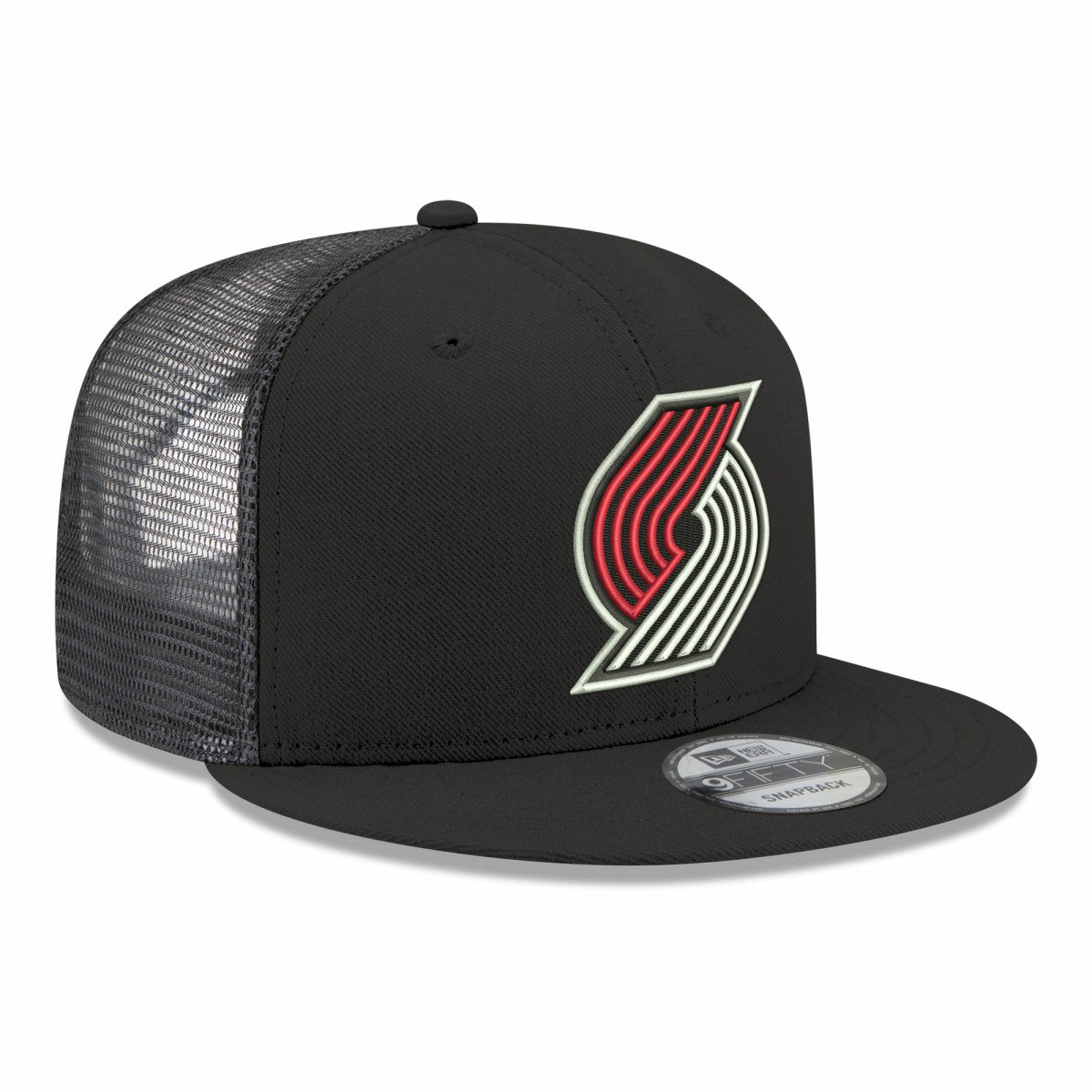 NBA Portland Trail Blazers Core Logo Meshback 9FIFTY Snapback Hat