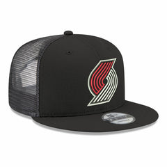 NBA Portland Trail Blazers Core Logo Meshback 9FIFTY Snapback Hat