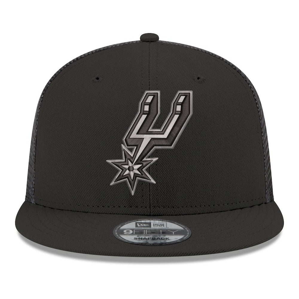 NBA San Antonio Spurs Core Logo Meshback 9FIFTY Snapback Hat