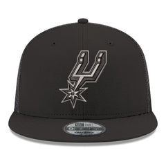 NBA San Antonio Spurs Core Logo Meshback 9FIFTY Snapback Hat