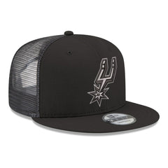 NBA San Antonio Spurs Core Logo Meshback 9FIFTY Snapback Hat