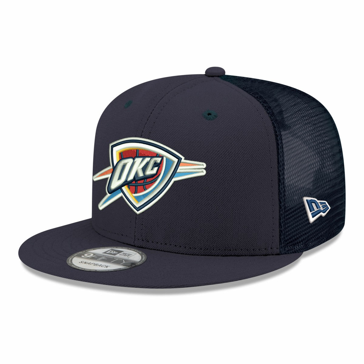 NBA Oklahoma City Thunder Core Logo Meshback 9FIFTY Snapback Hat