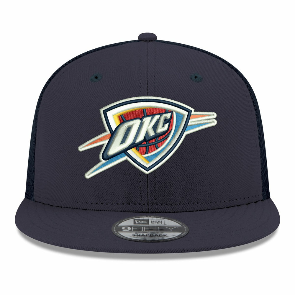 NBA Oklahoma City Thunder Core Logo Meshback 9FIFTY Snapback Hat