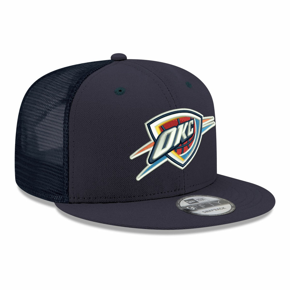 NBA Oklahoma City Thunder Core Logo Meshback 9FIFTY Snapback Hat