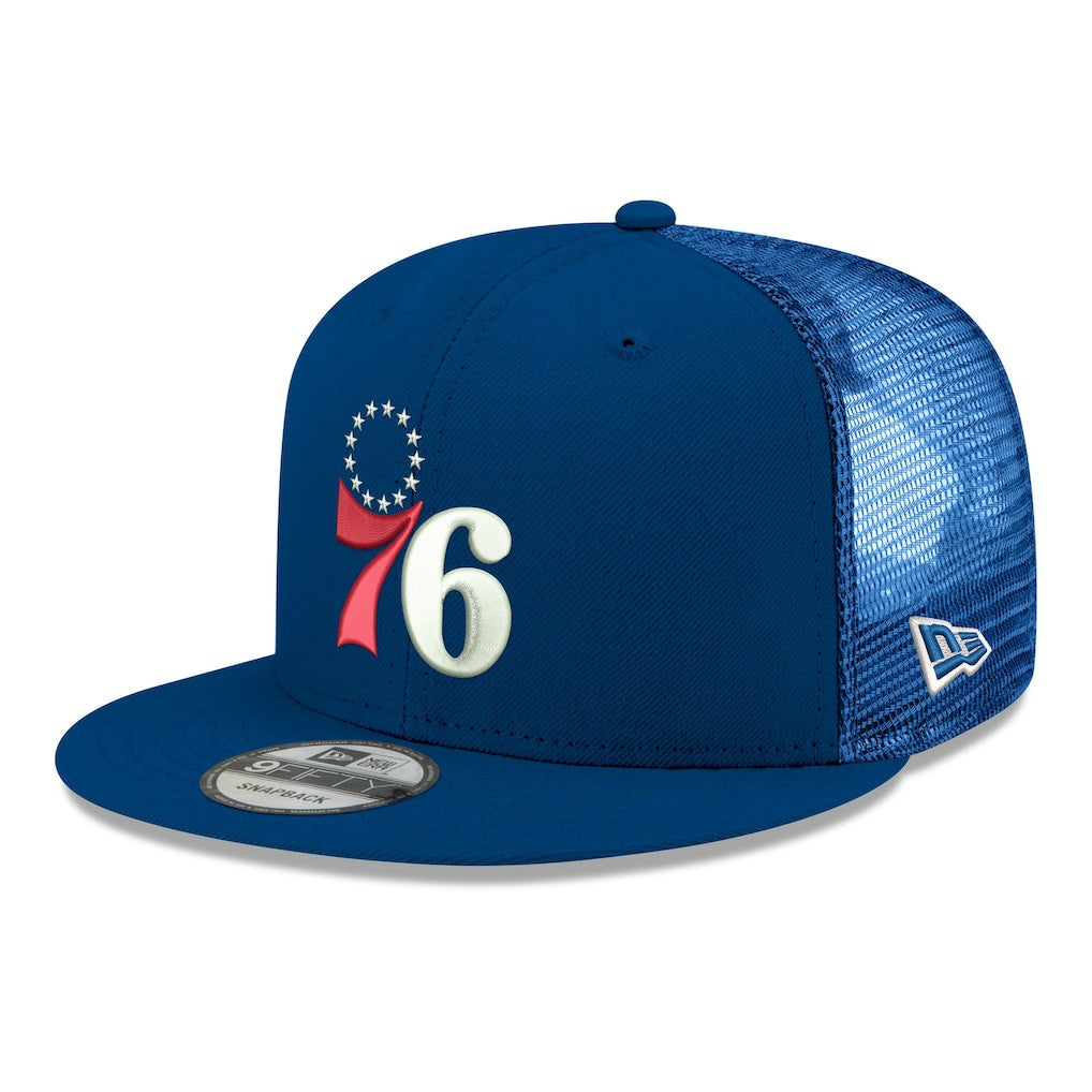 NBA Philadelphia 76ers Core Logo Meshback 9FIFTY Snapback Hat