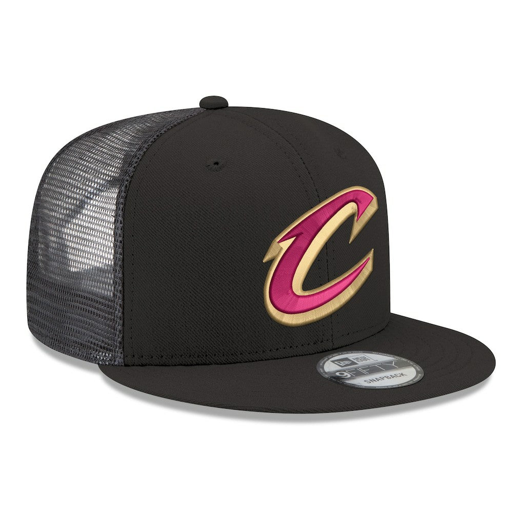 NBA Cleveland Cavaliers Core Logo Meshback 9FIFTY Snapback Hat sale