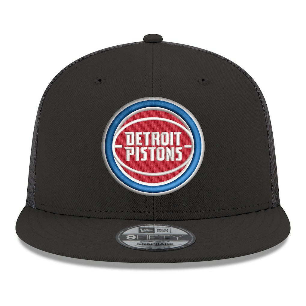 NBA Detroit Pistons Core Logo Meshback 9FIFTY Snapback Hat sale