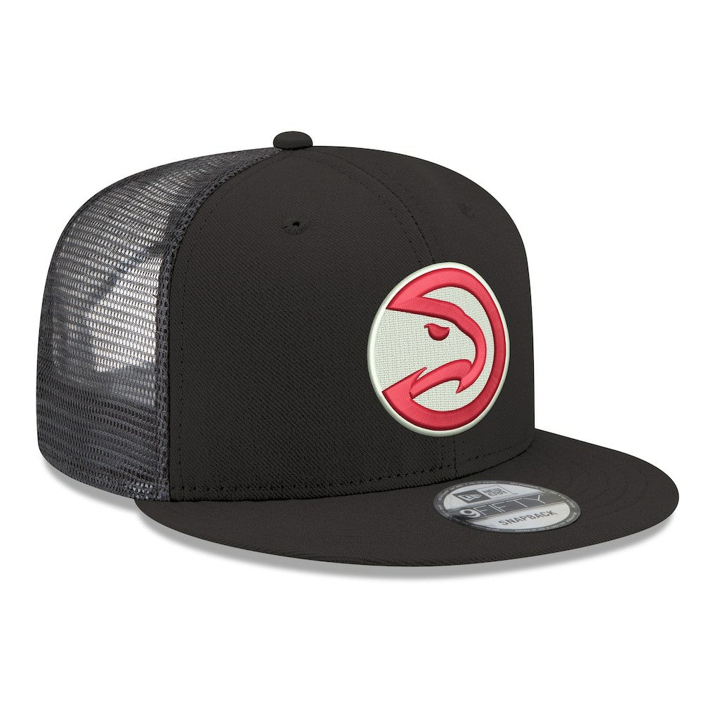 NBA Atlanta Hawks Core Logo Meshback 9FIFTY Snapback Hat