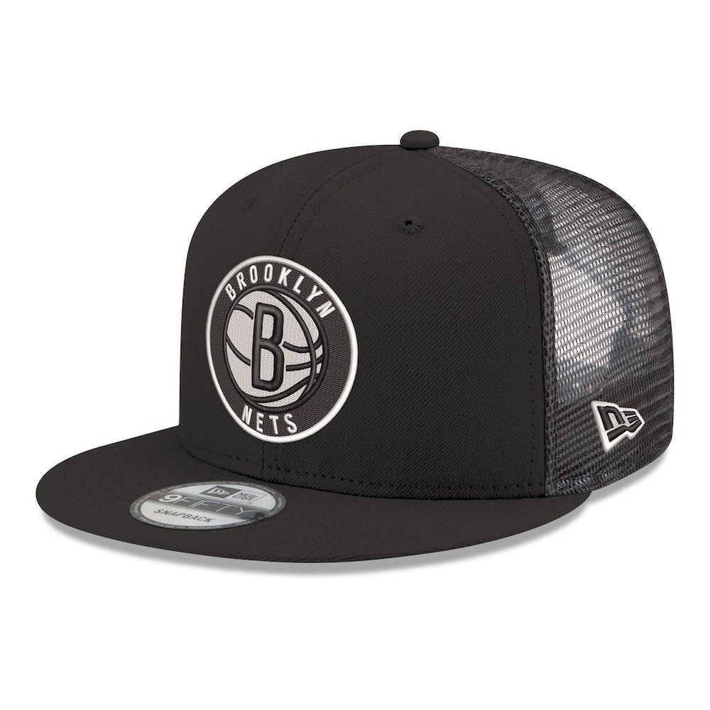 NBA Brooklyn Nets Core Logo Meshback 9FIFTY Snapback Hat
