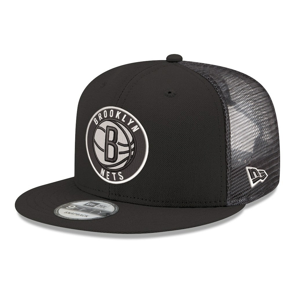 NBA Brooklyn Nets Core Logo Meshback 9FIFTY Snapback Hat