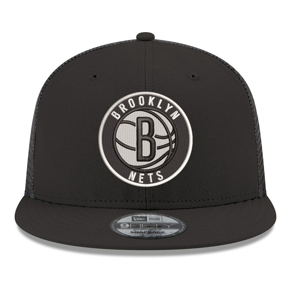 NBA Brooklyn Nets Core Logo Meshback 9FIFTY Snapback Hat