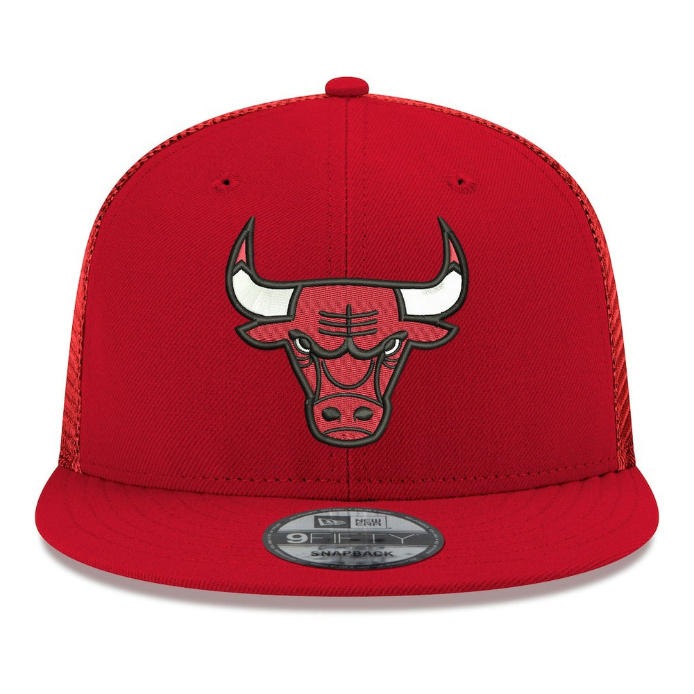 NBA Chicago Bulls Core Logo Meshback 9FIFTY Snapback Hat