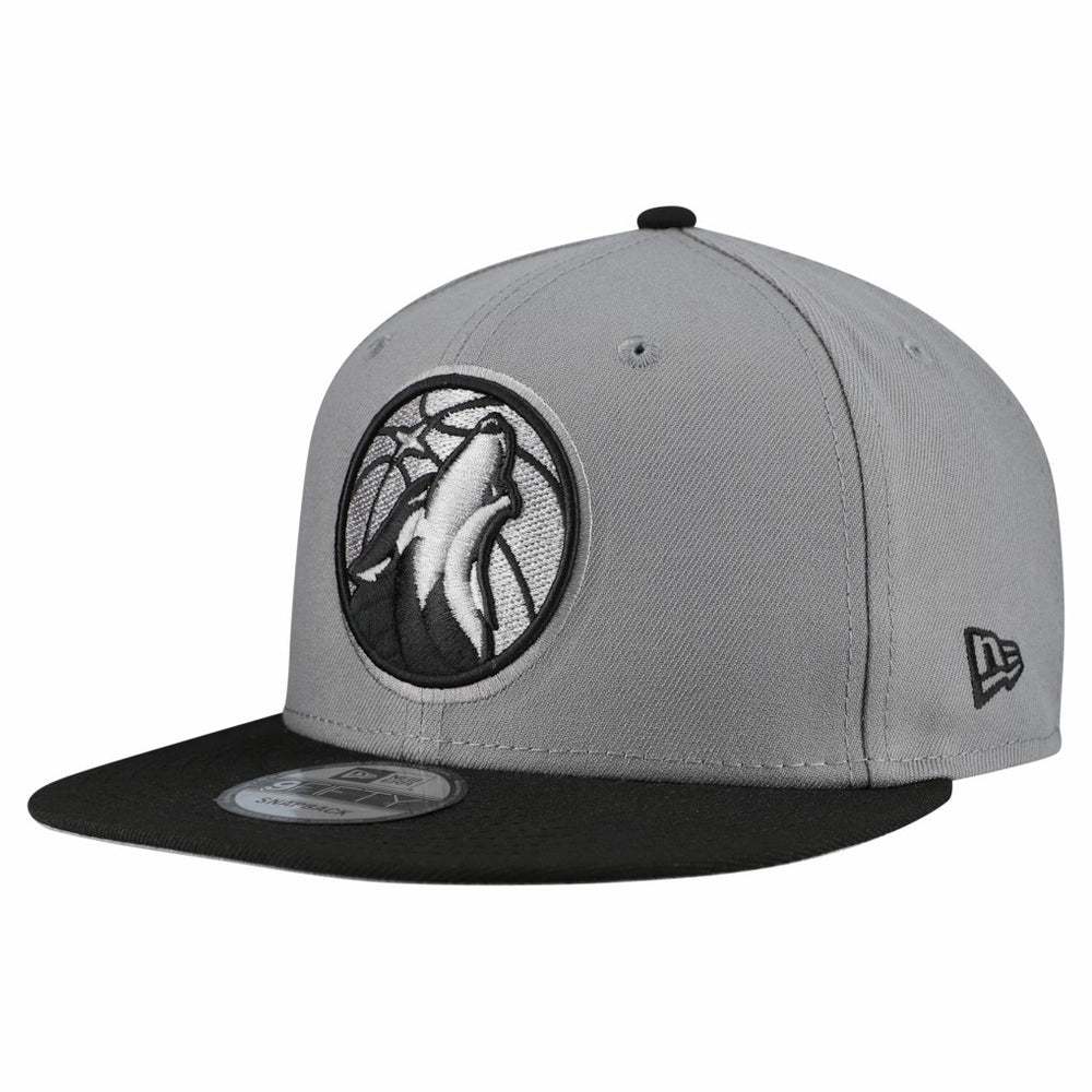 NBA Minnesota Timberwolves Core Logo Storm Gray Two-Tone 9FIFTY Snapback Hat