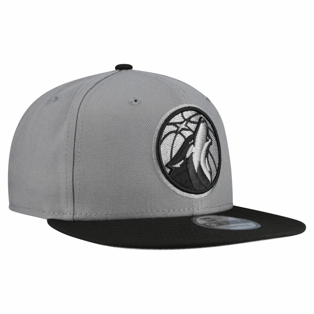 NBA Minnesota Timberwolves Core Logo Storm Gray Two-Tone 9FIFTY Snapback Hat