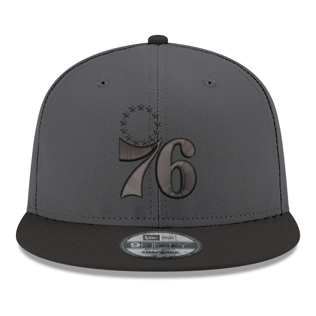 NBA Philadelphia 76ers Logo 2-Tone 9FIFTY Snapback Hat