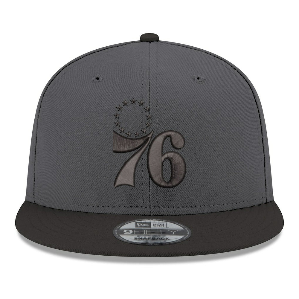 NBA Philadelphia 76ers Logo 2-Tone 9FIFTY Snapback Hat
