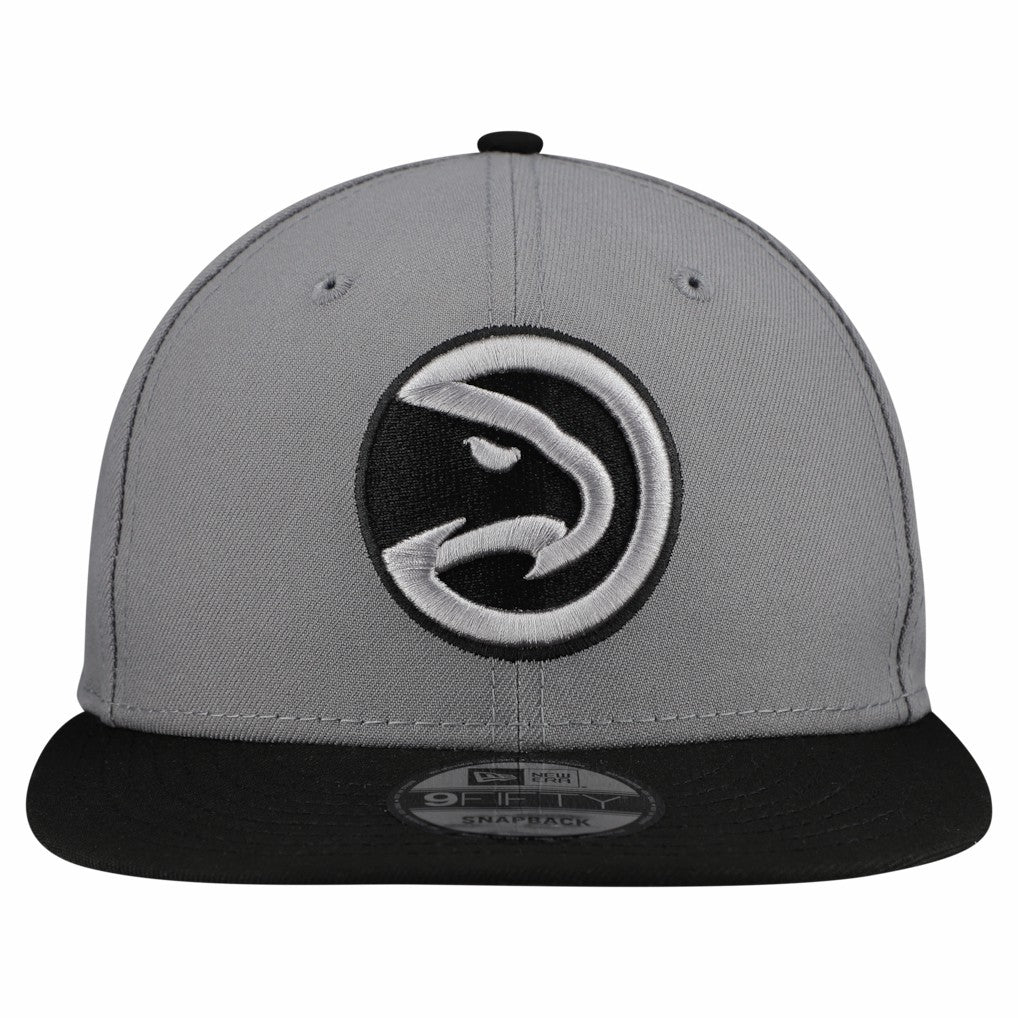 NBA Atlanta Hawks Core Logo Storm Gray Two-Tone 9FIFTY Snapback Hat
