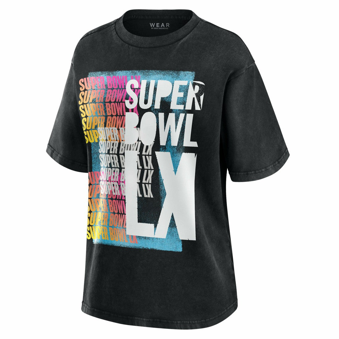 Super Bowl LX WEAR by Erin Andrews Women's Vintage Boyfriend T-Shirt - New England Patriots
