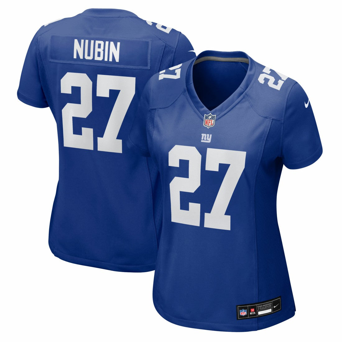 Tyler Nubin  Women's Team Game Jersey - New York Giants