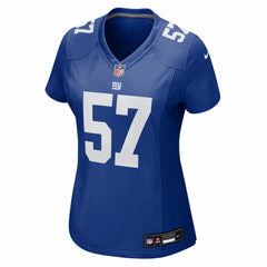 Chauncey Golston  Women's Team Game Jersey - New York Giants