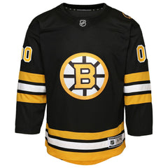 NHL Black Boston Bruins Youth Home Custom Premier Jersey