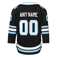 NHL Black Utah Mammoth Youth Home Premier Custom Jersey