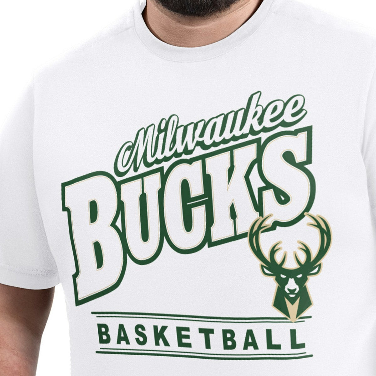 NBA Milwaukee Bucks G-III Sports by Carl Banks Adaptive Headliner T-Shirt