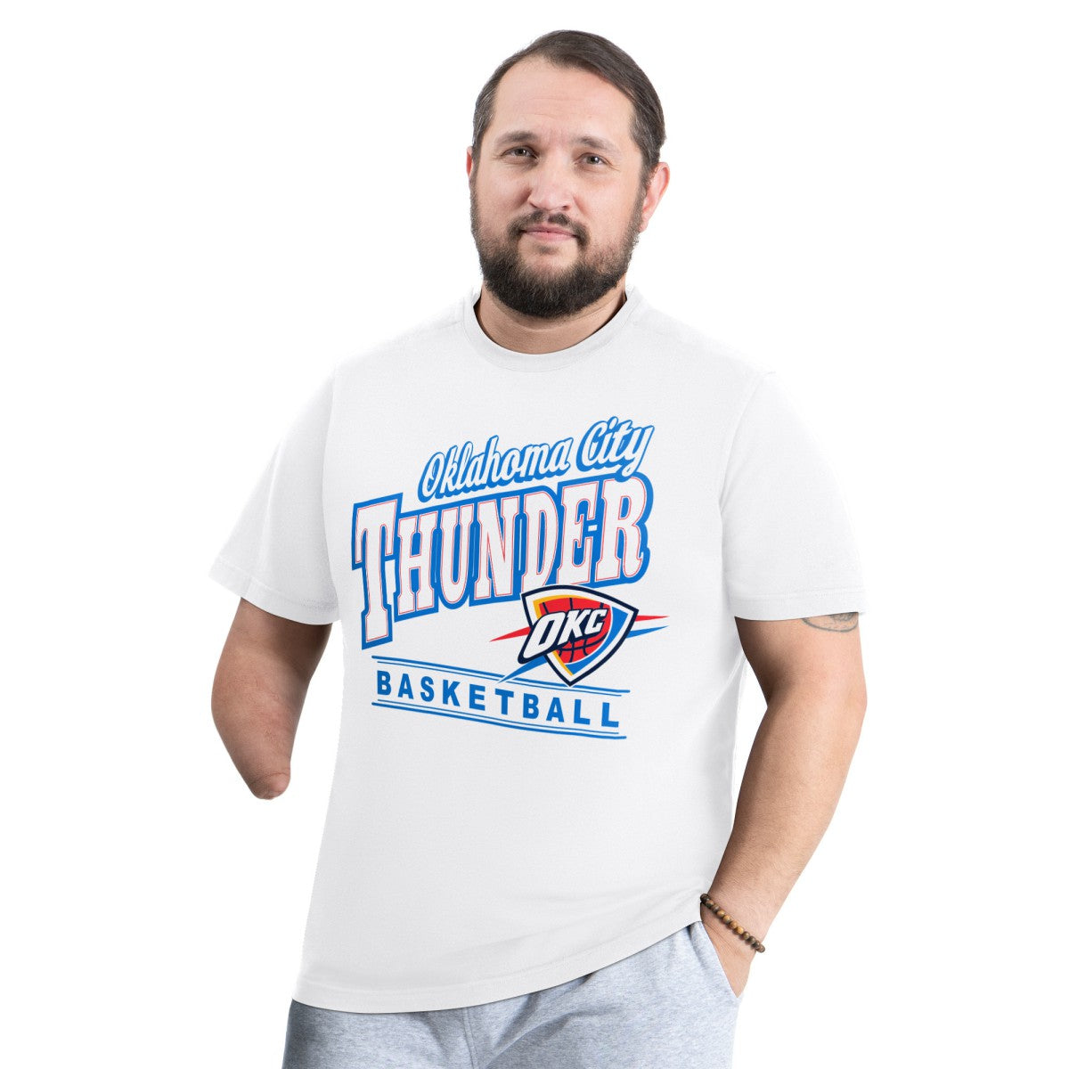 NBA Oklahoma City Thunder G-III Sports by Carl Banks Adaptive Headliner T-Shirt