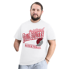 NBA Portland Trail Blazers G-III Sports by Carl Banks Adaptive Headliner T-Shirt