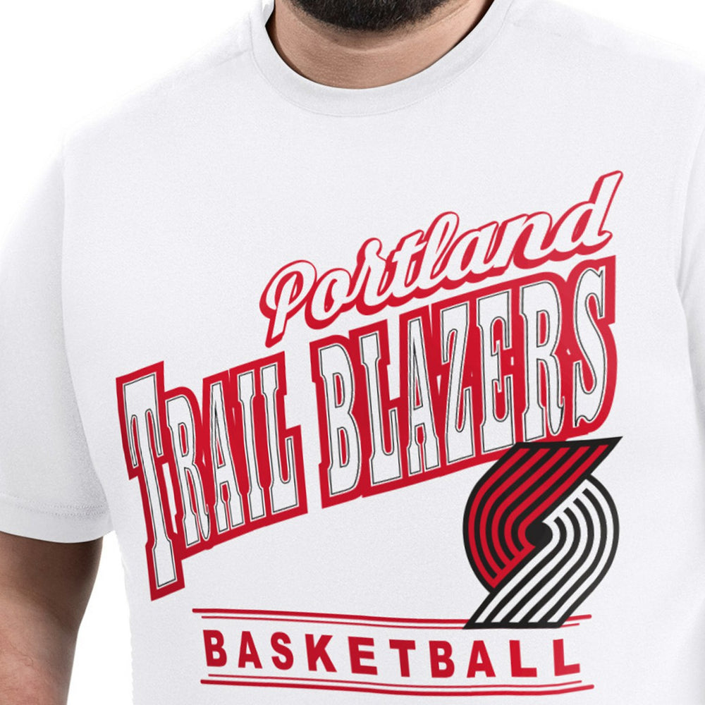 NBA Portland Trail Blazers G-III Sports by Carl Banks Adaptive Headliner T-Shirt