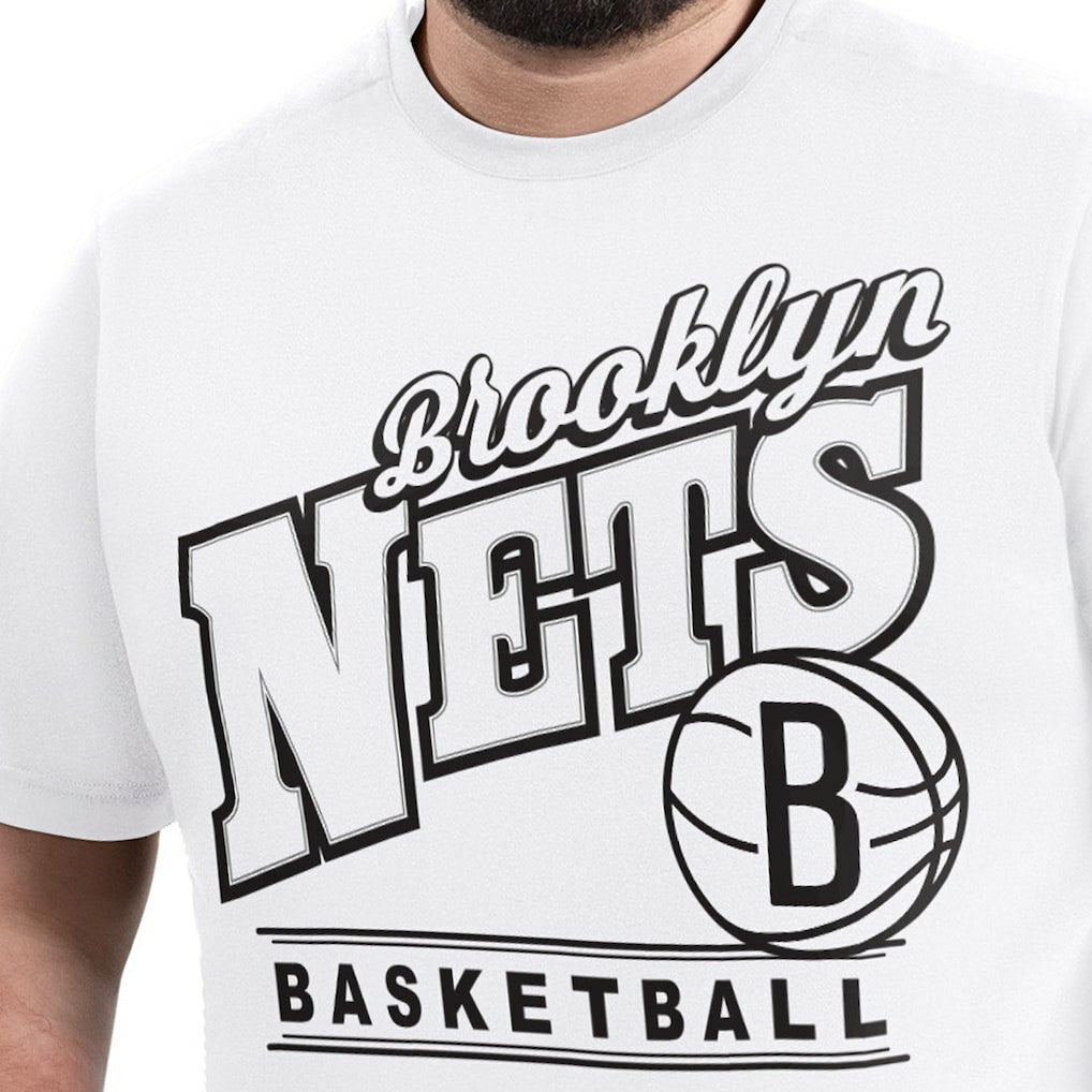 NBA Brooklyn Nets G-III Sports by Carl Banks Adaptive Headliner T-Shirt