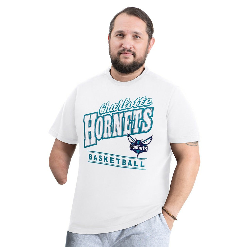 NBA Charlotte Hornets G-III Sports by Carl Banks Adaptive Headliner T-Shirt