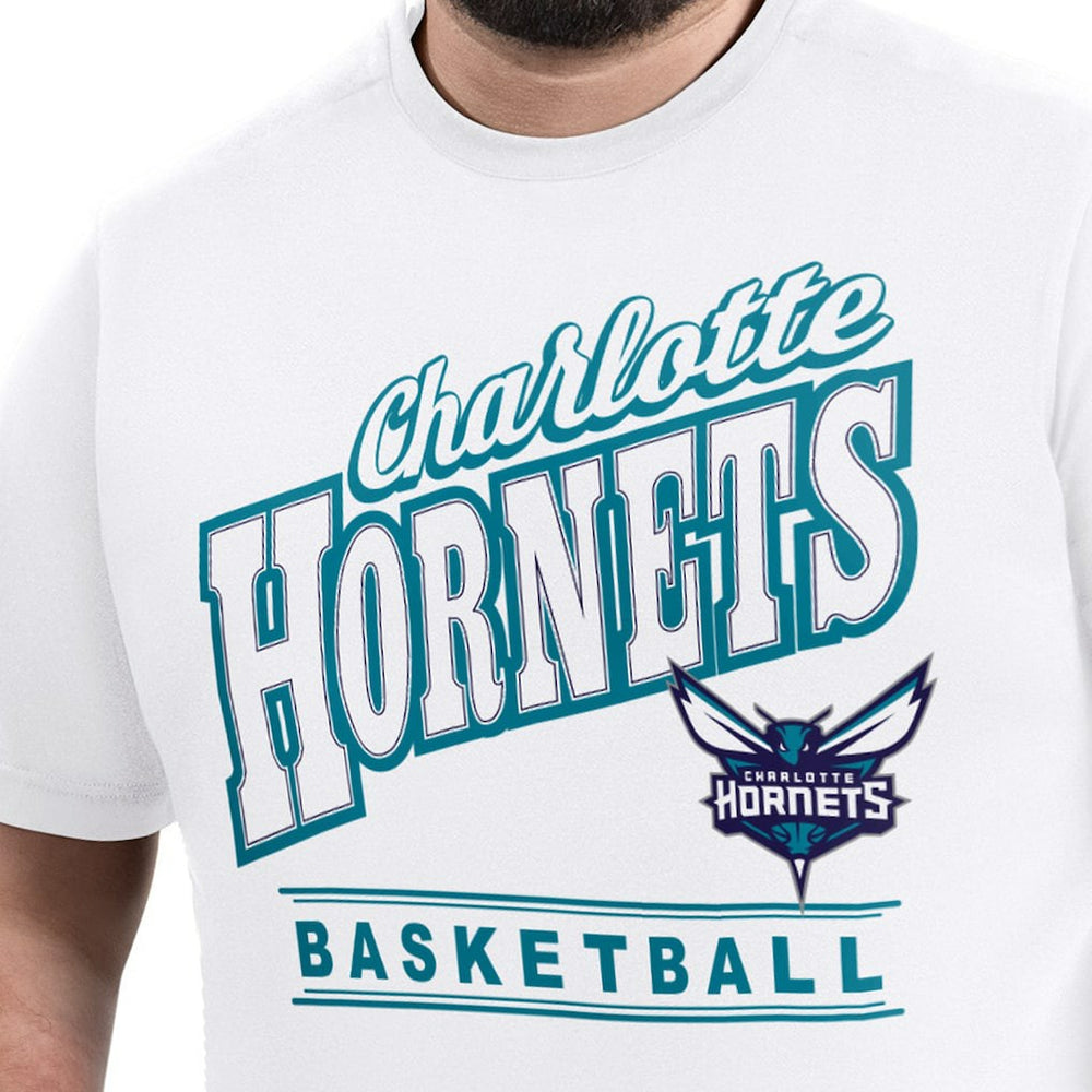 NBA Charlotte Hornets G-III Sports by Carl Banks Adaptive Headliner T-Shirt