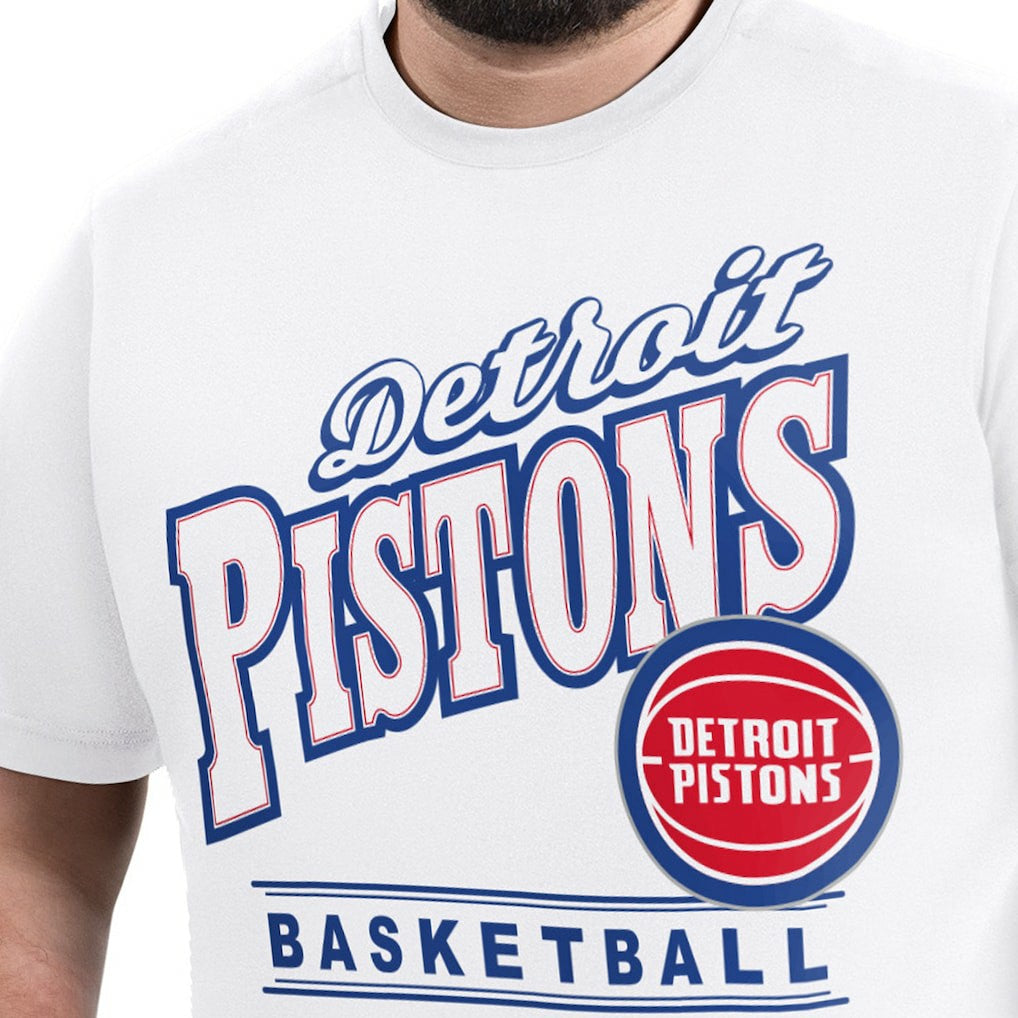 NBA Detroit Pistons G-III Sports by Carl Banks Adaptive Headliner T-Shirt sale