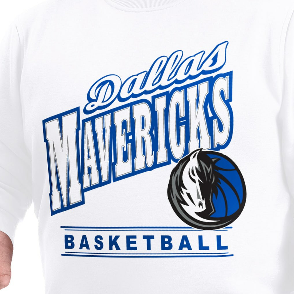 NBA Dallas Mavericks G-III Sports by Carl Banks Adaptive Headliner Fleece Crewneck Sweatshirt sale