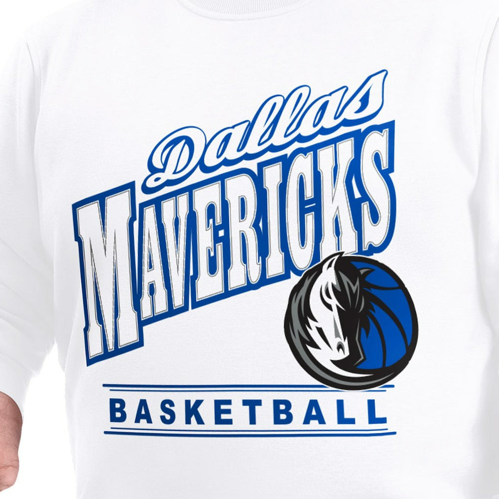 NBA Dallas Mavericks G-III Sports by Carl Banks Adaptive Headliner Fleece Crewneck Sweatshirt sale