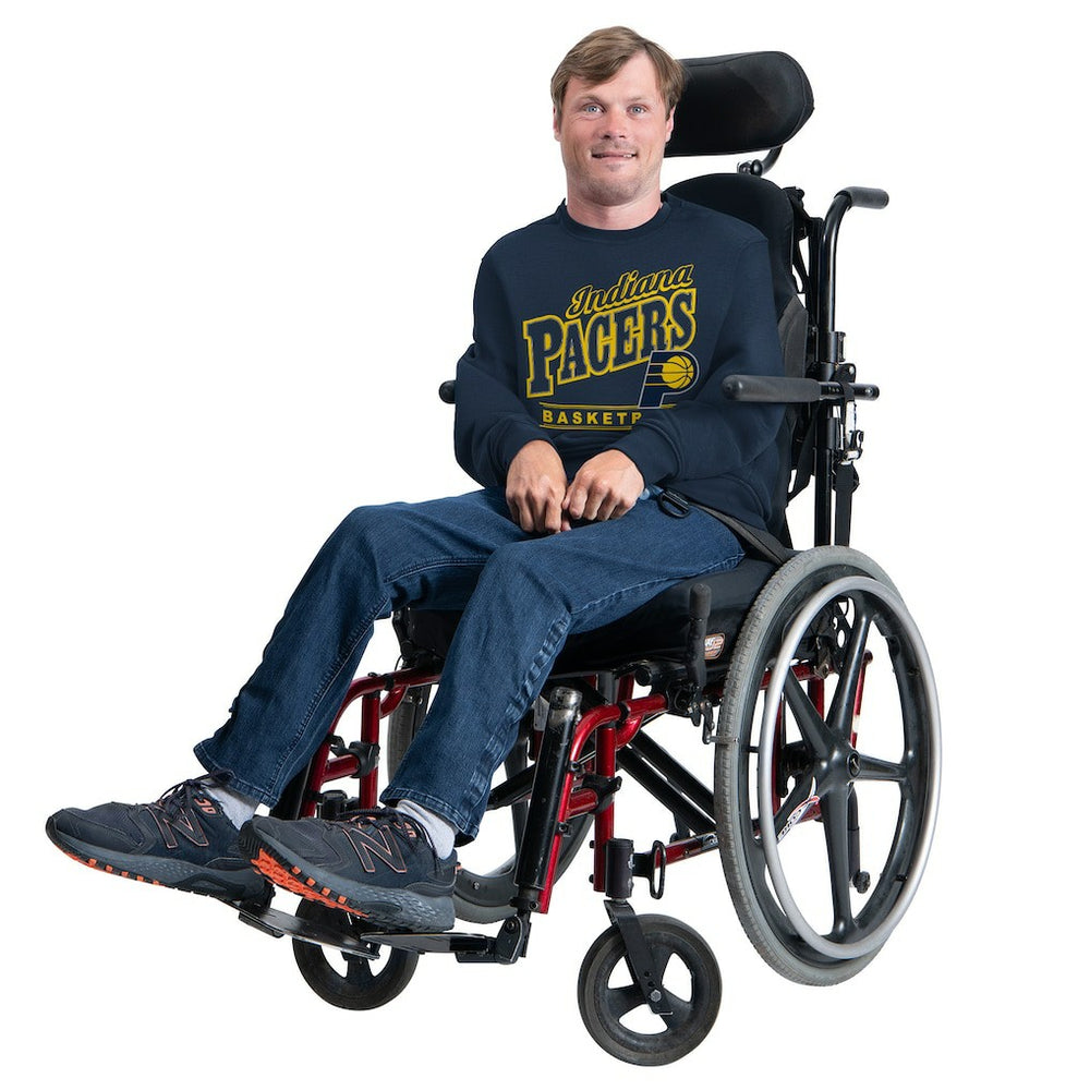 NBA Indiana Pacers G-III Sports by Carl Banks Adaptive Headliner Fleece Crewneck Sweatshirt